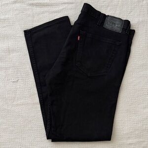 EUC Levi's Men's 505 Black Straight Jeans